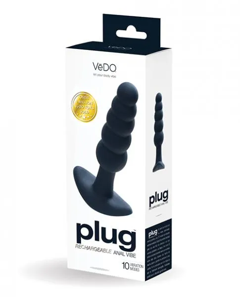 VeDO Anal Vedo Plug Rechargeable Anal Plug Black