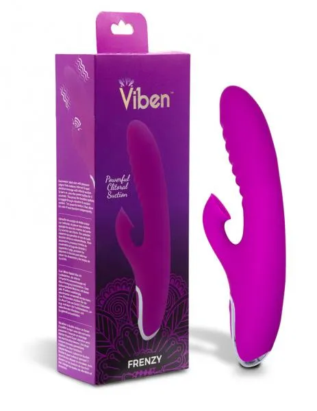 Viben Frenzy Rabbit Vibe W Clit Suction Berry Seductucom Vibrators