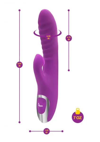 Viben Frenzy Rabbit Vibe W Clit Suction Berry Seductucom Vibrators