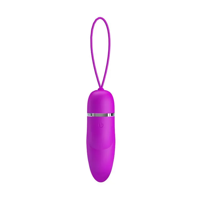 Vibrating Love Egg Edwina Purple Pretty Love Vibrators