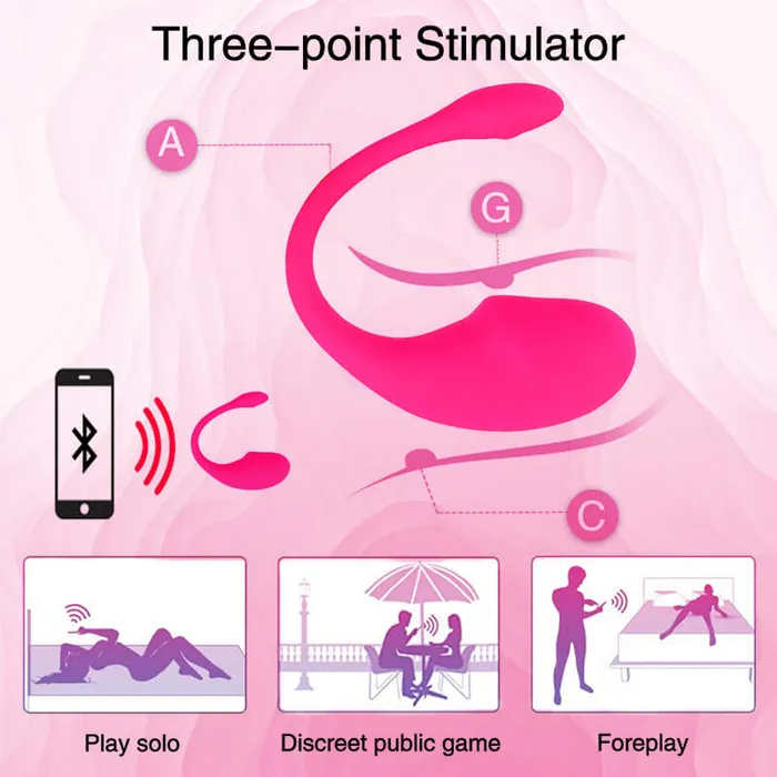 Vibrators DolphinDesigned Bluetooth GSpot Vibrator OOTYEMO