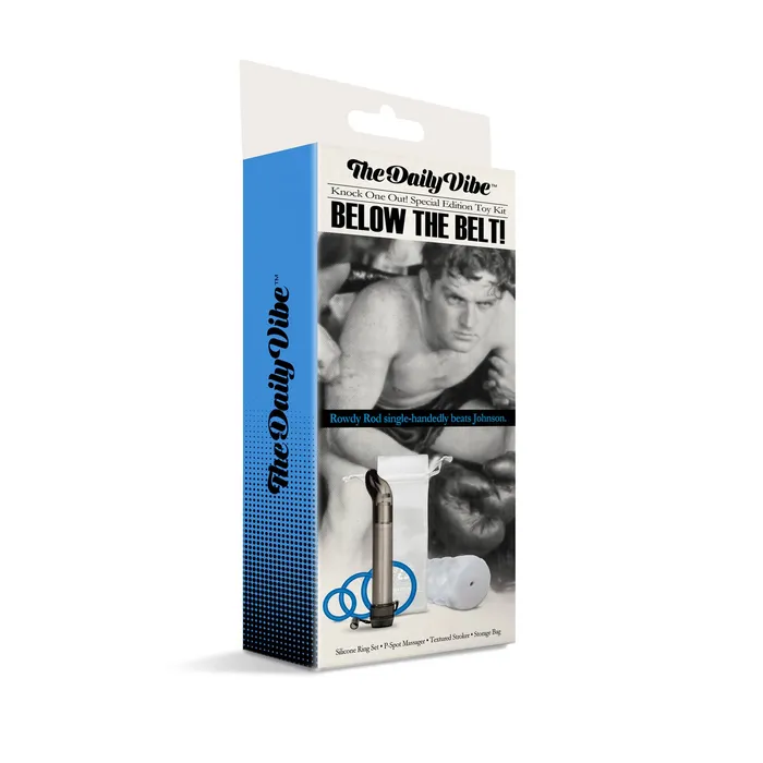 Vibrators Global Novelties llc The Daily Vibe Special Edition Toy Kit Below the Belt wstorage bag