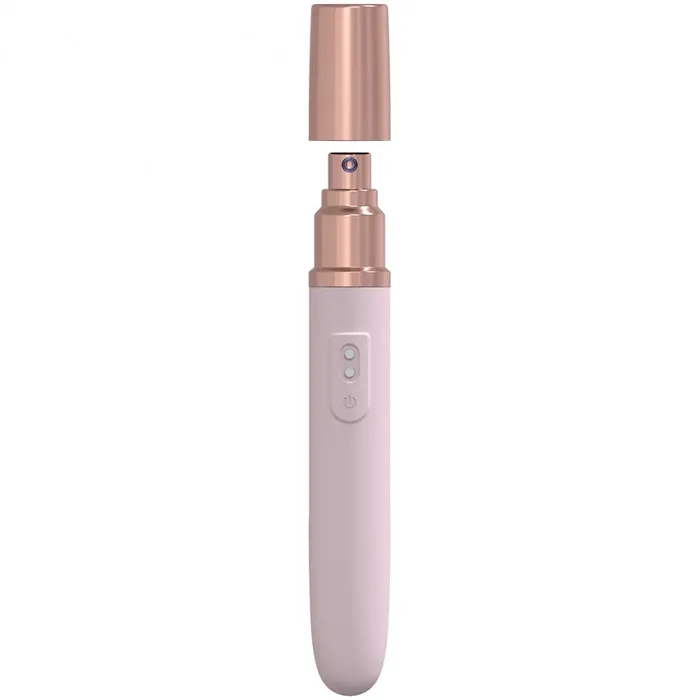 Vibrators LoveLine The Traveler 10 Speed Travel Vibe Silicone Rechargeable Waterproof Pink Loveline