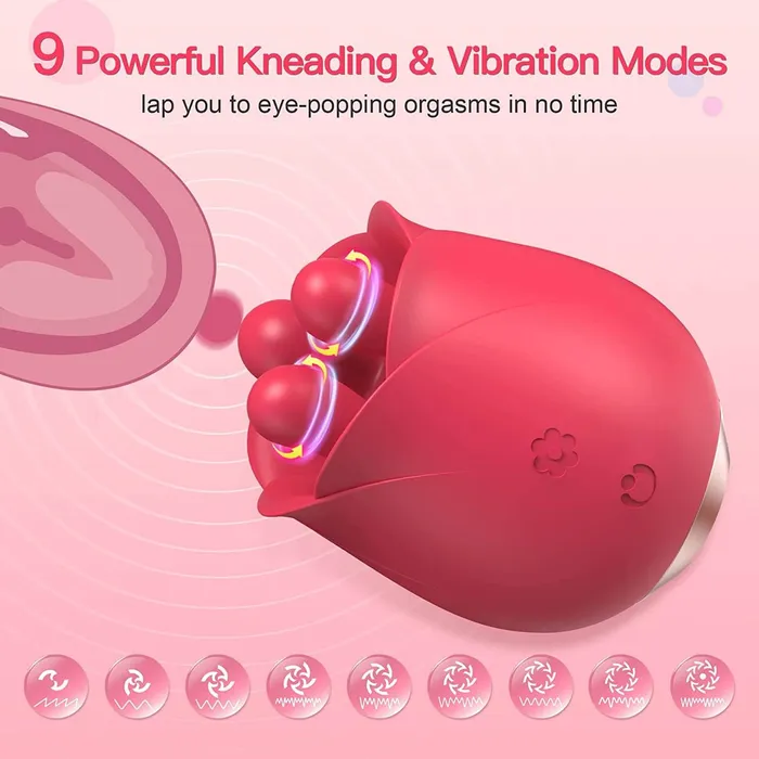 Vibrators OOTYEMO Rose Vibrating Egg Jumping Couple Sex Toy