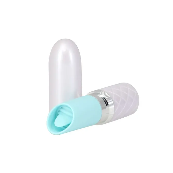 Vibrators Pillow Talk Lusty Flickering Massager Teal Pillow Talk