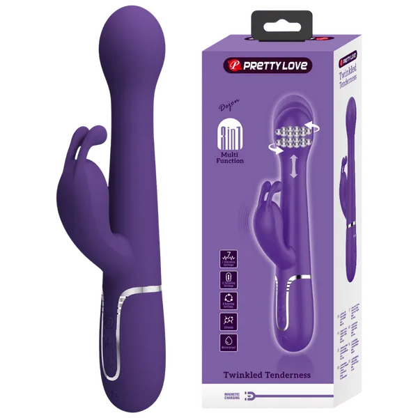 Vibrators Pretty Love 3in1 MultiFunction Vibrator Dejon Multiple Colours