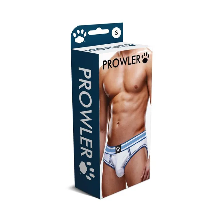 Vibrators Prowler Open Back Brief WhiteBlue