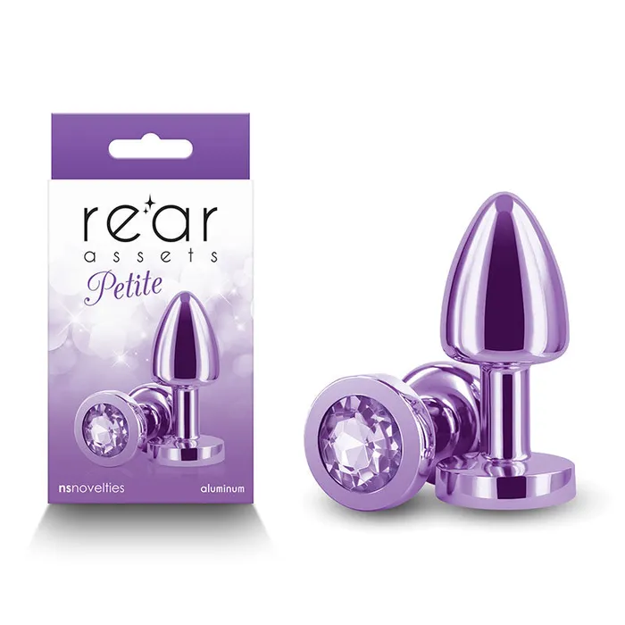 Vibrators Rear Assets Petite Purple NS Novelties