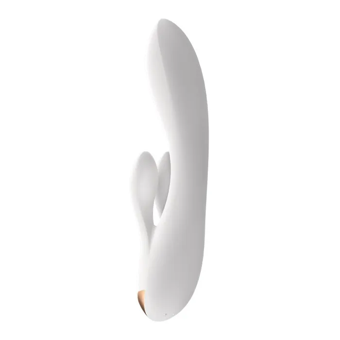 Vibrators Satisfyer Connect App Rabbit Vibrator Double Flex White