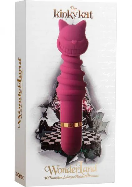 Vibrators Wonderland Wonderland The Kinky Kat Pink Massager