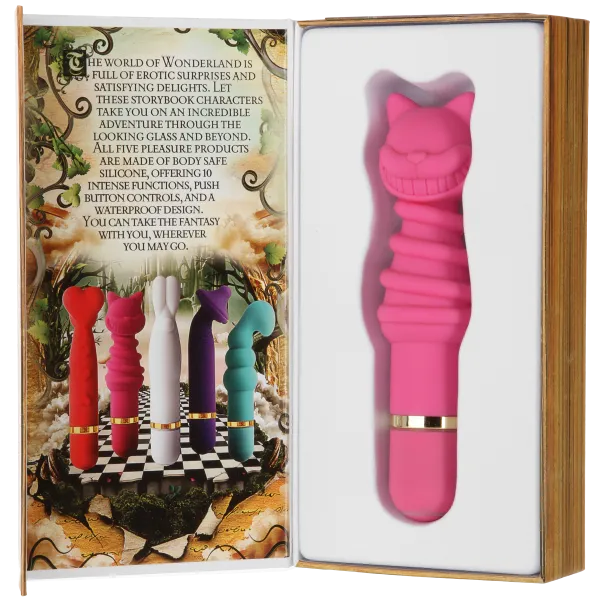 Vibrators Wonderland Wonderland The Kinky Kat Pink Massager