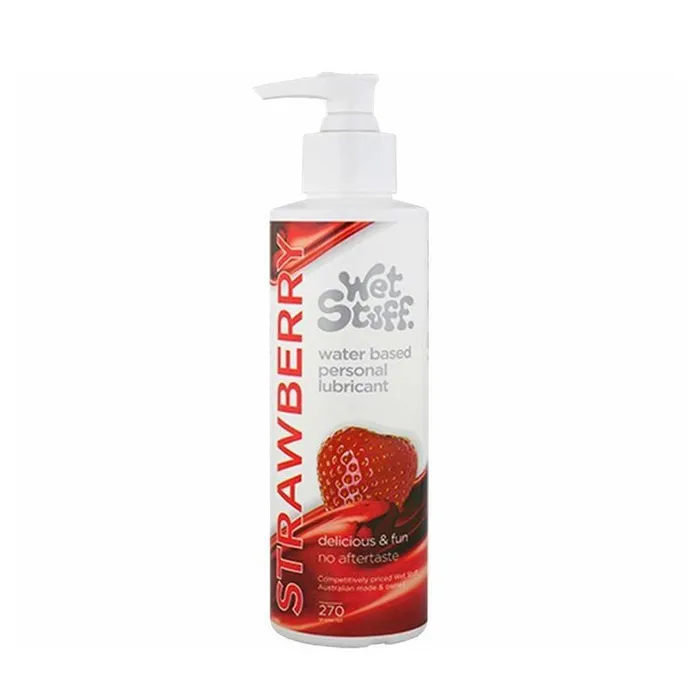 Wet Stuff Strawberry 270g Gel Works Vibrators