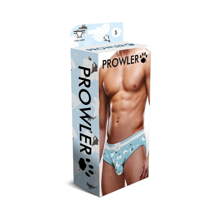 Winter Open Back Brief BlueWhite Prowler Vibrators