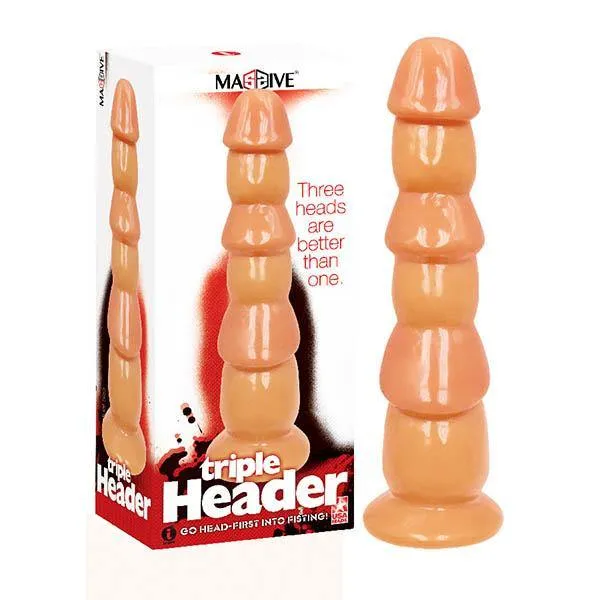 Dildos Icon Brands Massive Triple Header 3 Dick Head Dildo