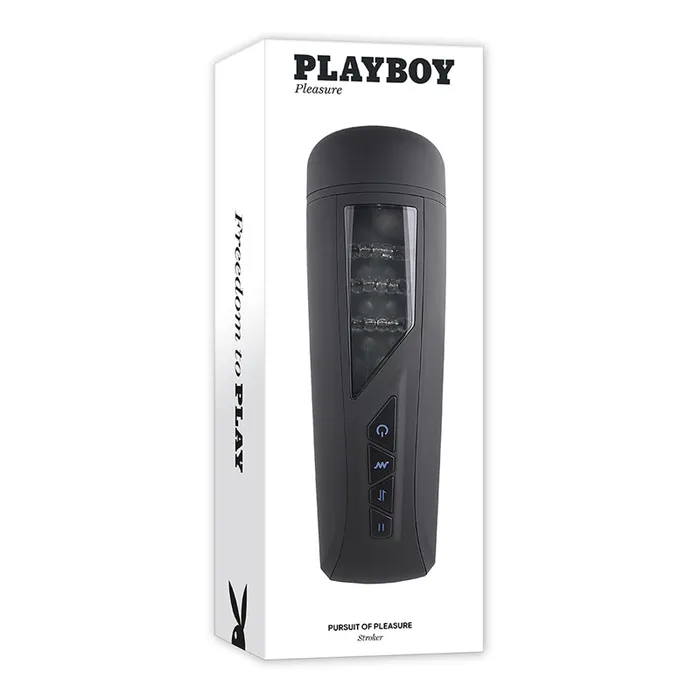 Evolved Novelties Inc Male Sex Toys Playboy Pursuit Of Pleasure Rechargeable Vibrating Beaded Stroker