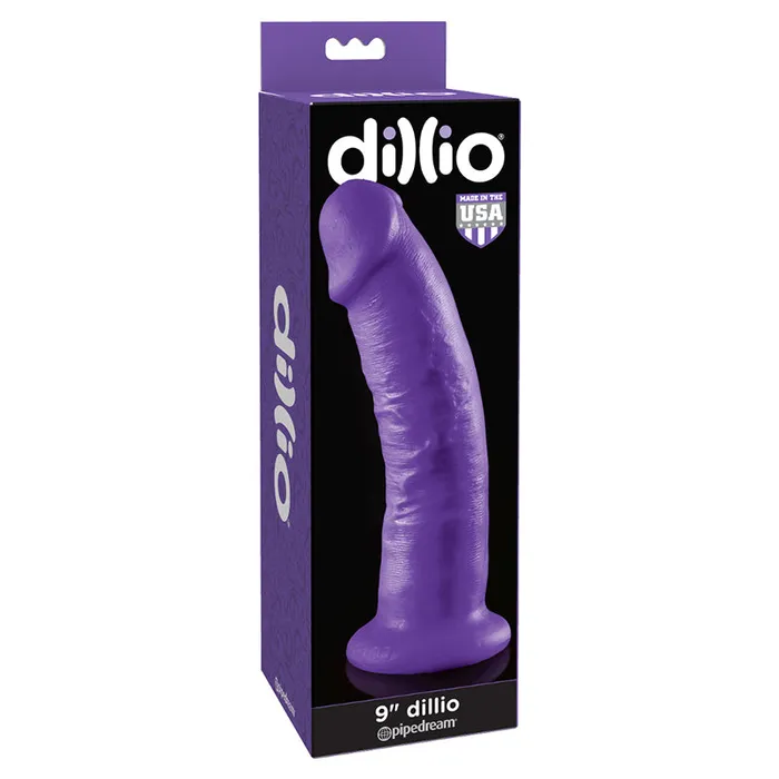 Female Sex Toys Pipedream Dillio 9 in Realistic Dildo With Suction Cup Purple Pipedream Products