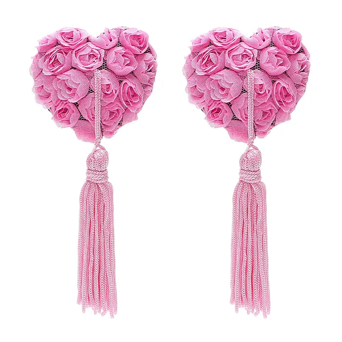 Female Sex Toys Plastic Emporium Hope Morgan Collection Heart Tassel Pasties 3 colours