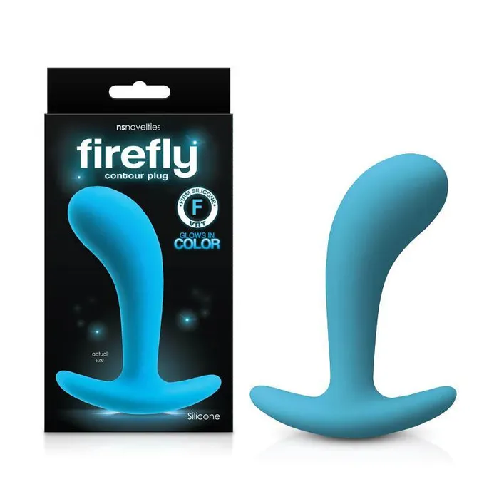 Firefly Contour Plug Large Blue NS Novelties Anal