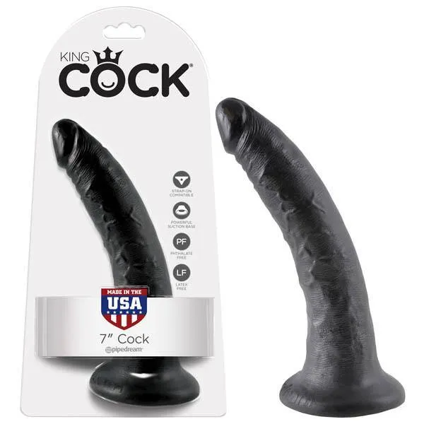 King Cock 7 Cock Black Pipedream Dildos