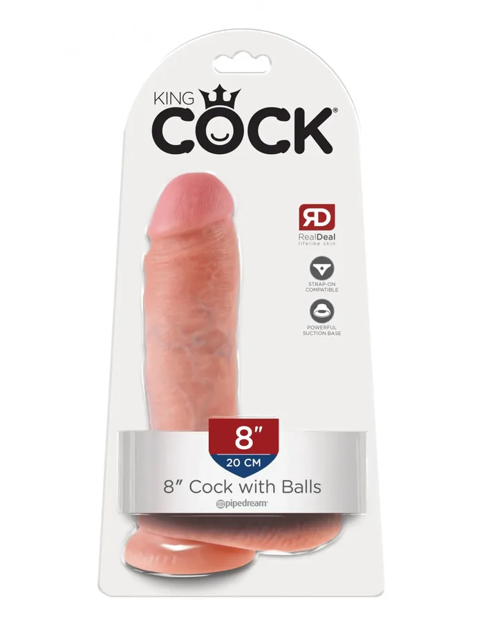 King Cock 8 with Balls King Cock Female Sex Toys