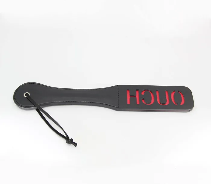 Love In Leather Couples Berlin Baby OUCH Vegan Leather Slapper Paddle