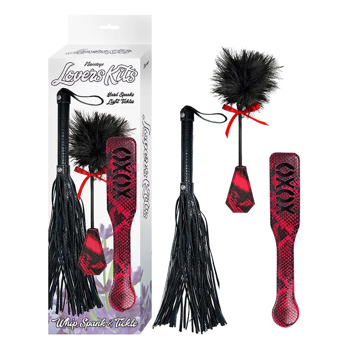 NASSTOYS Couples Nasstoys Lovers Kits Whip Spank Tickle 3Piece Set