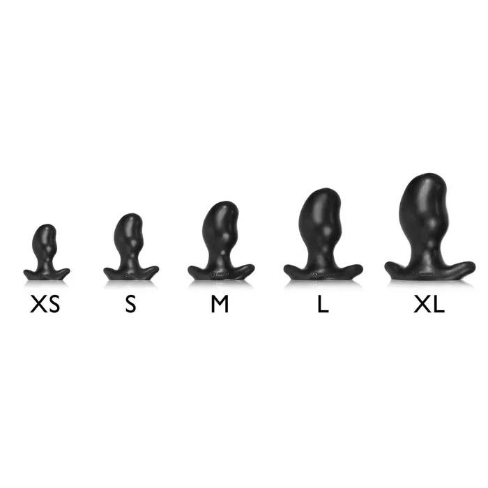 Oxballs Ergo Buttplug Black Orange Swirl Large Oxballs Anal