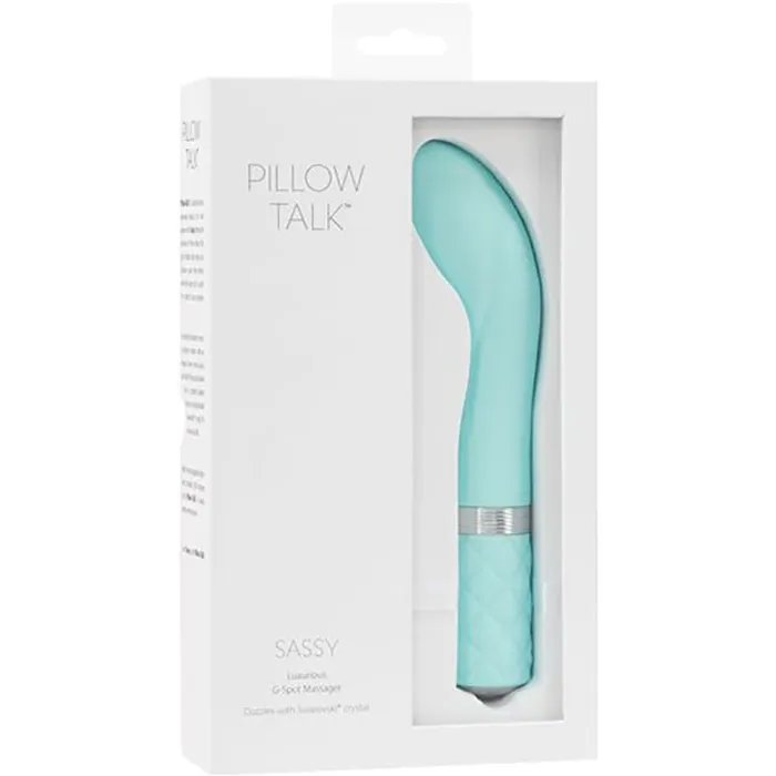 Pillow Talk Sassy Gspot Teal BMS Enterprises Vibrators