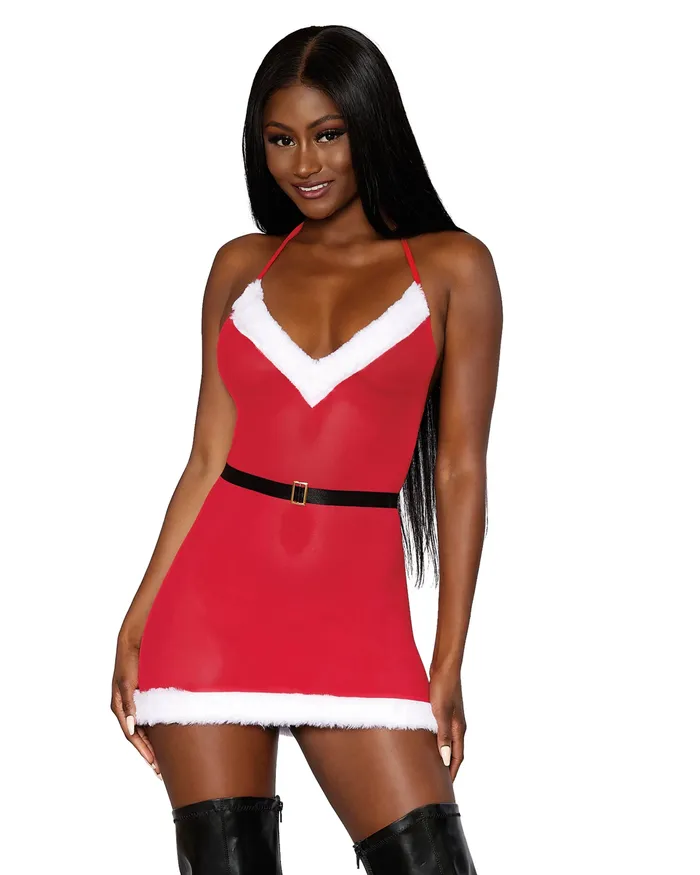 Santa Baby Chemise Sexy Santa Costume DreamGirl Vibrators