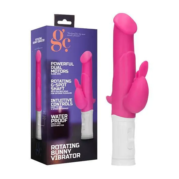 Shots Toys Vibrators GC Rotating Bunny Vibrator Pink