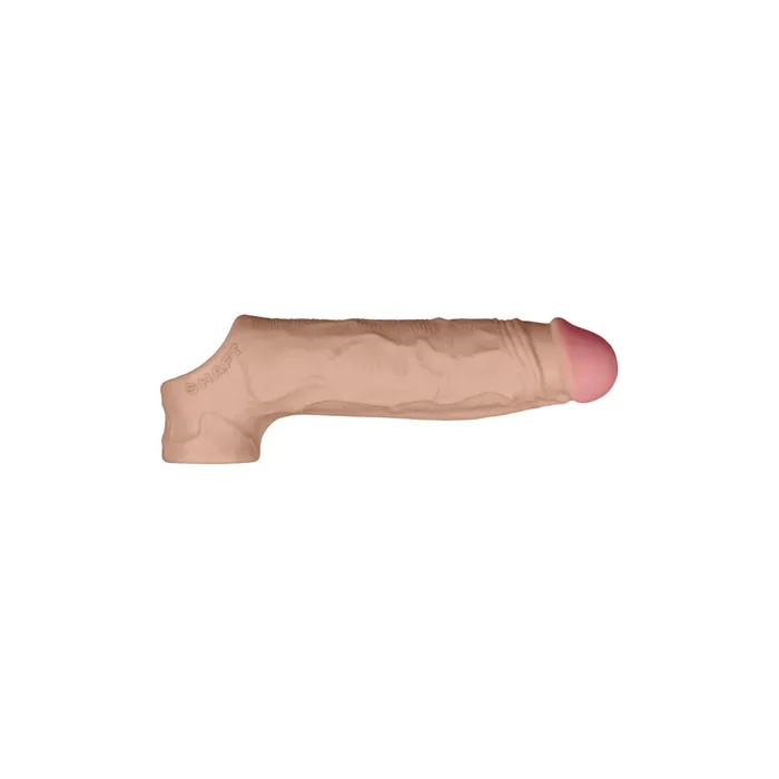 1Sexy Penis extender made of silicone with testicle clamp Shaft Model F Male Sex Toys