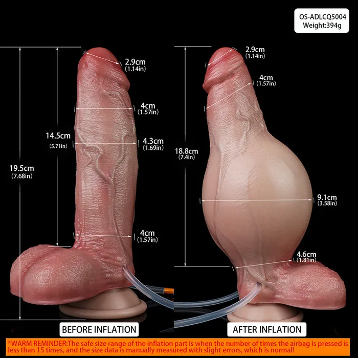 768 Realistic Penis Inflatable Dildo Adult Toy mysite Male Sex Toys