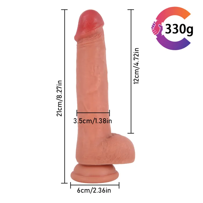 8 Inch Silicone Real Strap On Dildo Dildos