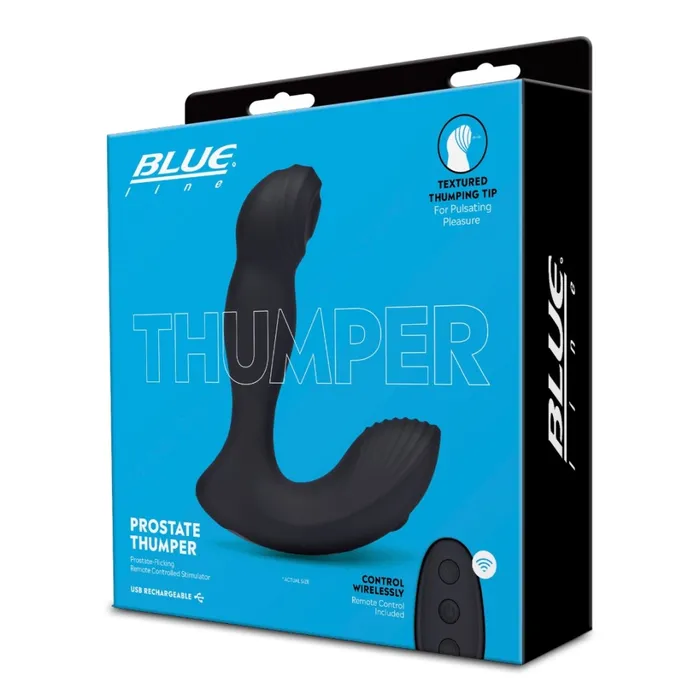 Anal Blue Line Blue Line Thumper Remote Control Prostate Stimulator