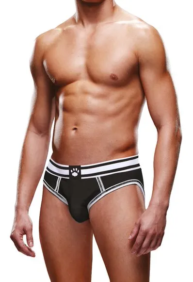 Anal Prowler BlackWhite Open Brief Medium Prowler