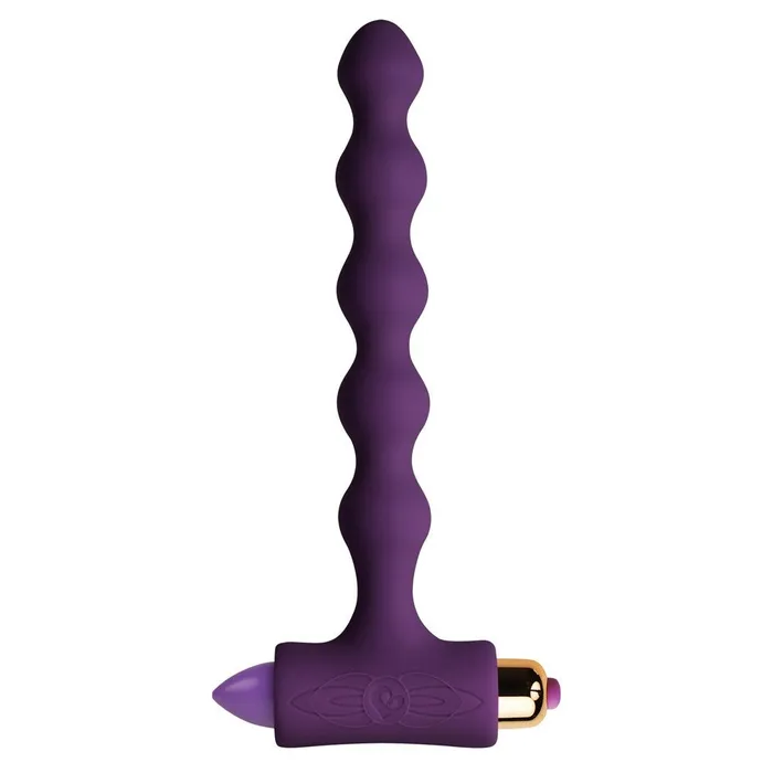 Anal RocksOff Pearls vibrating anal beads stimulator Purple