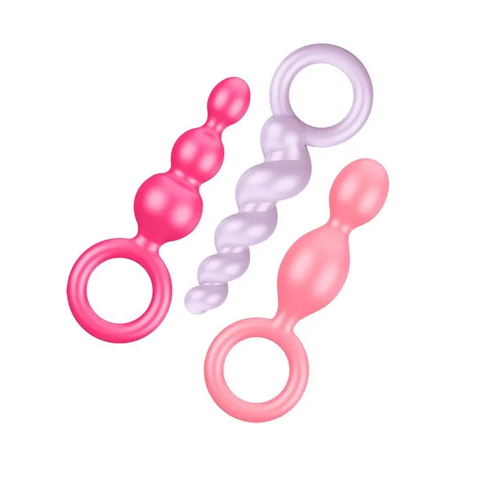 Anal Satisfyer Booty Call Multicolour Anal Plugs Set Satisfyer Pro