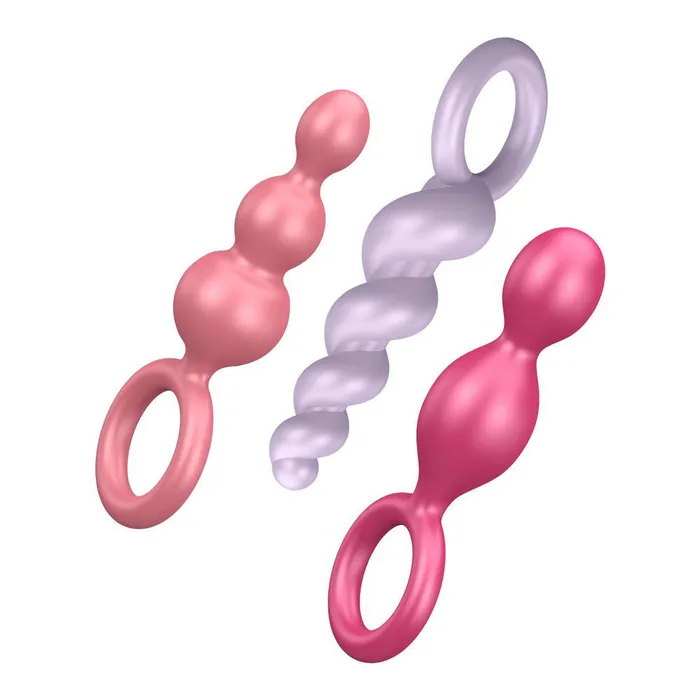 Anal Satisfyer Booty Call Multicolour Anal Plugs Set Satisfyer Pro