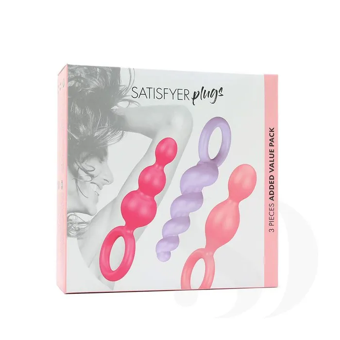 Anal Satisfyer Booty Call Multicolour Anal Plugs Set Satisfyer Pro