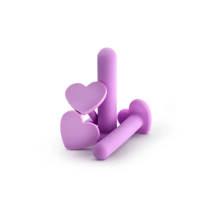 Anal Silicone Heart Detail Dilator Set Wellness