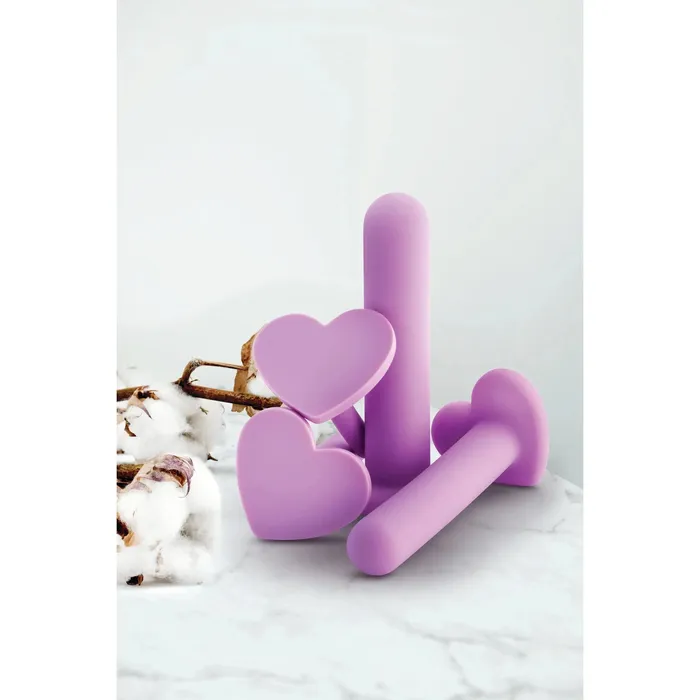 Anal Silicone Heart Detail Dilator Set Wellness