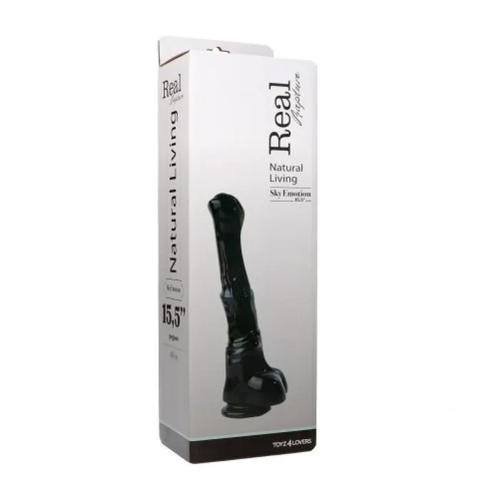 Anal Toyz4Lovers Black Pegasus Large Horse Dildo 155 Black