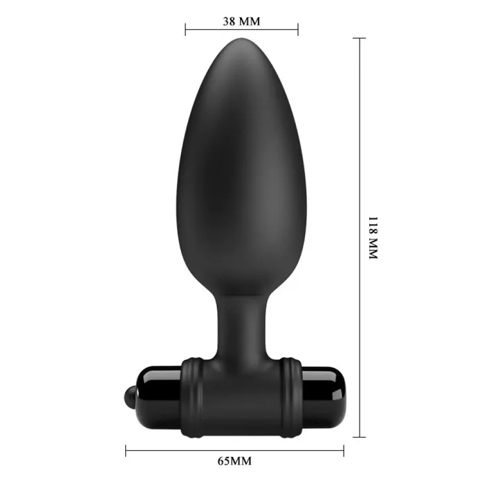 Anal Vibra Butt Plug II Silicone Vibrating Butt Plug Lybaile