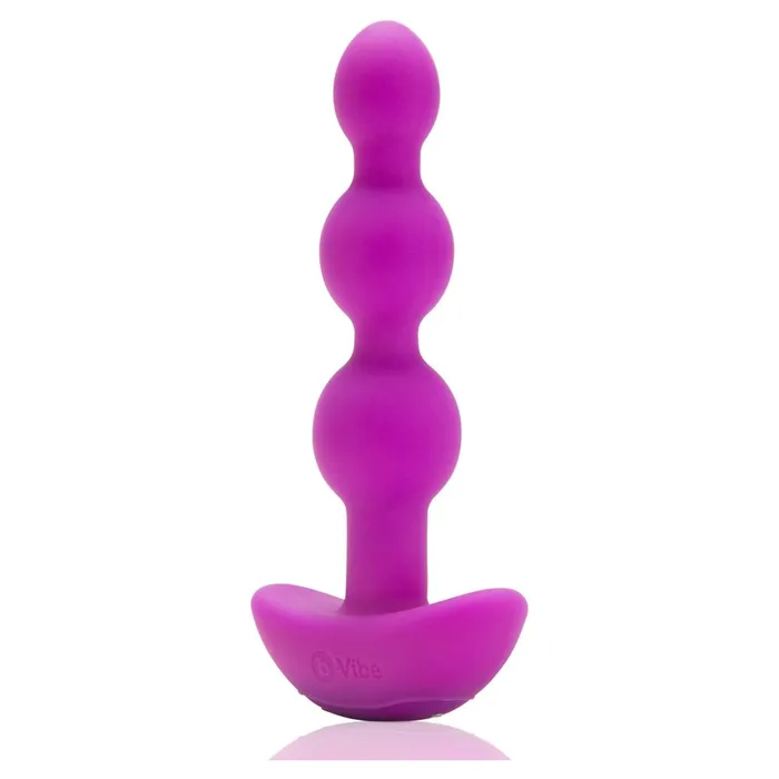 BVibe Anal bVibe Triplet Anal Beads FuchsiaSilver