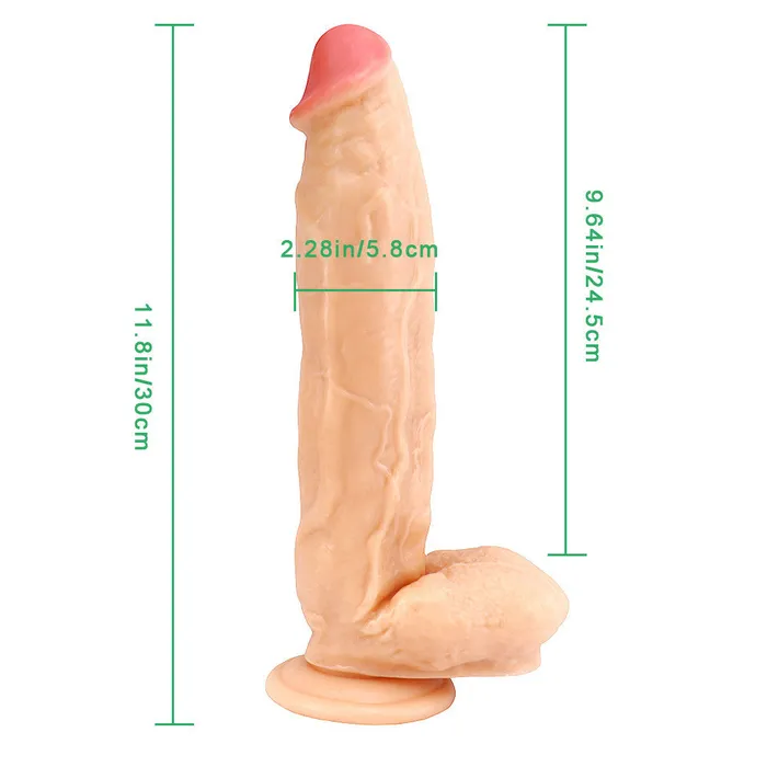 Big thick flesh colored dildo Dildos