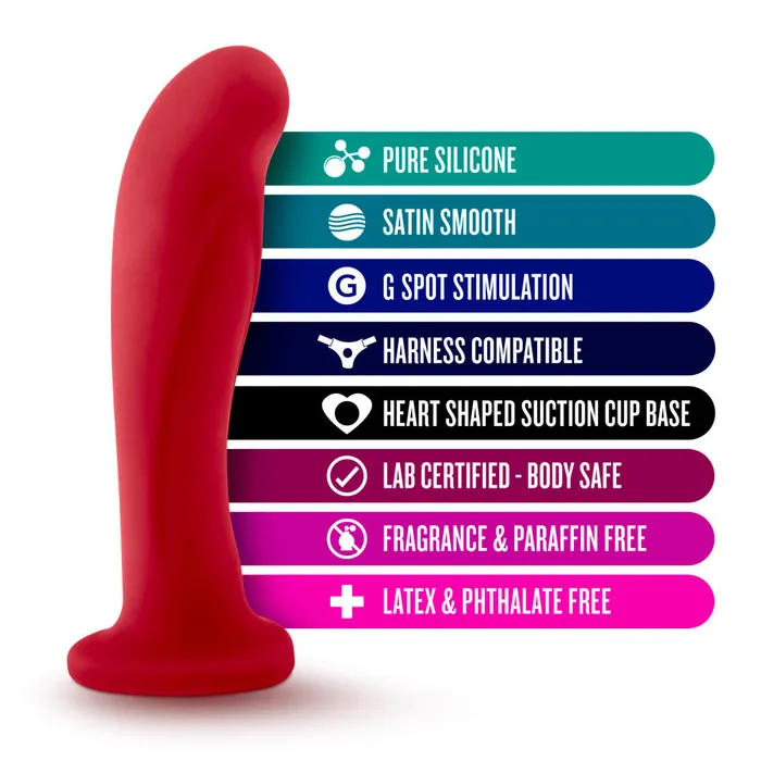 Blush Dildos Jezebel Silicone Dildo Red