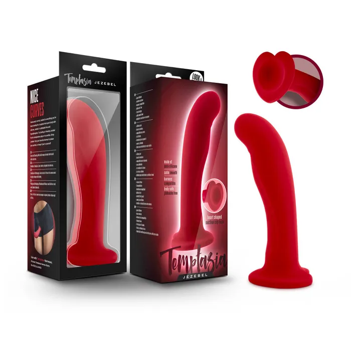 Blush Dildos Jezebel Silicone Dildo Red