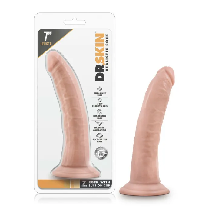 Blush Female Sex Toys DrSkin Realistic Dildo 7