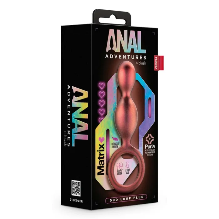 Blush Novelties Anal Anal Adventures Matrix Duo Loop Butt Plug