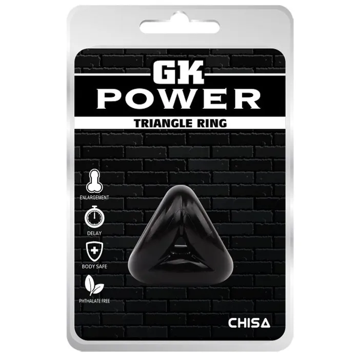 Chisa Male Sex Toys Triangle Ring Triple Cock Ring